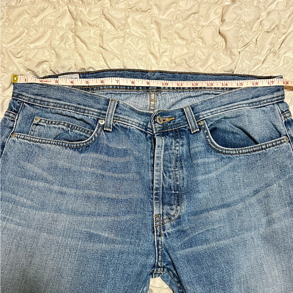 Men's United Stock Dry Goods Straight Fit Selvedge (Distressed)Denim.